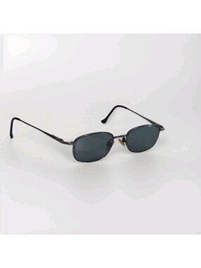 Vtg Woolrich 7704 Sunglasses Frame Only 48[]18-135 Graphite Metal Wire 90s Y2K